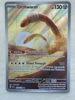 Pokemon TCG Orthworm 224/193 Paldea Evolved Illustration Rare NM - Image 1
