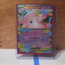 Pokemon TCG Lillie's Clefairy ex Holo Special Art Rare 126/100 Sv9 - Image 1