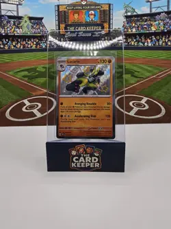 Pokemon TCG Lucario 174/091 Paldean Fates Shiny Holo Rare - Image 3