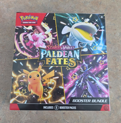 Pokemon TCG Scarlet & Violet—Paldean Fates Booster Bundle 6 Packs Pikachu - Image 1