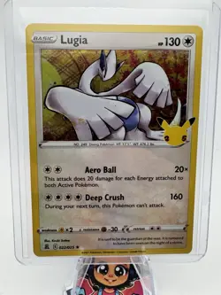 Lugia 022/025 Celebrations Holo Rare Pokemon TCG NM/Near Mint - Image 1