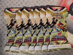 Pokemon Sword & Shield Astral Radiance Sleeved Booster Pack lot x7 - Image 1