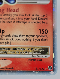 Infernape LV.X 121/130 - Holo Ultra Rare - Diamond & Pearl - Near Mint / LP - Image 5