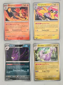 Set (4) Chaos Rising Non-Holo Rares ~ Pokemon Deck Exclusives - Image 1