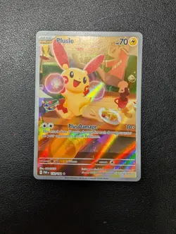 Plusle 193/182 Illustration Rare Holo SV04 Paradox Rift Near Mint - Image 1