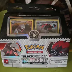 Pokemon Black & White Trainer Kit 2 Player Learn to Play Set w/ Booster Pack - Image 1