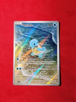 Pokemon - Squirtle IR 170/165 SV151 Illustration Rare - NM - Image 1