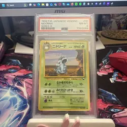 1998 Pokemon Japanese Vending Series 3 III #30 Nidorina PSA 8 POP 10 - Image 1