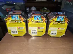 Lot Of 3 Pokemon TCG Hidden Fates Tins, 2 Raichu GX Tins, 1 Gyarados GX - Sealed - Image 3