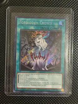 Yugioh Forbidden Crown Secret Rare Foil 1st Ed - Image 1