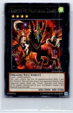 Harpie's Pet Phantasmal Dragon Rare Lord of the Tachyon Galaxy LTGY-EN055 LP - Image 1
