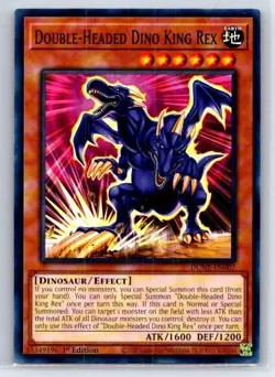 Double-Headed Dino King Rex MP24-EN362 Dueling Mirrors Yu-Gi-Oh LP - Image 1