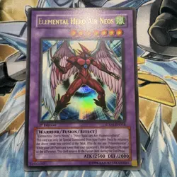 RARE Yu-Gi-Oh Elemental Hero Air Neos STON-EN034 Ultra Rare Near Mint 1st Ed - Image 1