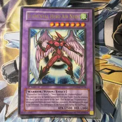 RARE Yu-Gi-Oh Elemental Hero Air Neos STON-EN034 Ultra Rare Near Mint 1st Ed - Image 4