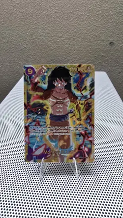 Bandai One Piece CCG Monkey.D.Luffy Foil OP09-119 SEC EN - Image 1