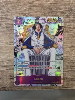 IN HAND! Kuzan MANGA Parallel OP16-063 One Piece TCG The Time Of Battle ENGLISH - Image 2