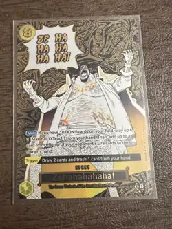 One Piece The Time Of Battle Zehahahahaha! OP16-116 R Alt Art English - Image 2