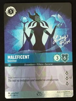 Maleficent - Uninvited (Alternate Art) - Disney100 Promos (D100) - Lorcana - Image 3