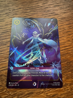 2025 Disney Lorcana Can't Hold It Back Anymore Enchanted Rainbow Foil #228/204 - Image 1