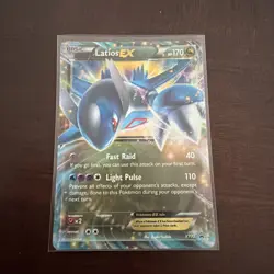 Pokemon TCG Latios EX Black Star Promo XY72 Ultra Holo Promo Card NM - Image 2