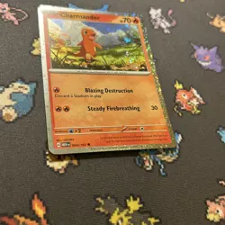 Charmander 004/165 Cosmos Holo NM -Rare Holo Pokemon Card- Pokemon 151 (2z) - Image 3