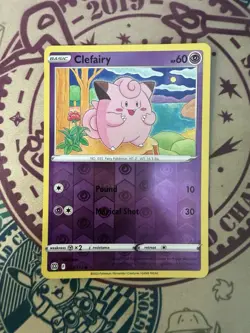 Clefairy 053/172 Reverse Holo Brilliant Stars Pokemon Card - Image 3