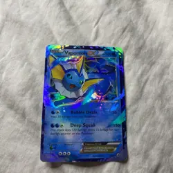 Pokemon Vaporeon EX 24/83 Generations 2016 Holo Rare Card TCG MP - Image 1