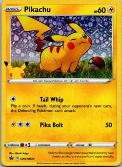 Pikachu - (General Mills) Holo Promo Miscellaneous Cards & Products SWSH039 NM - Image 1