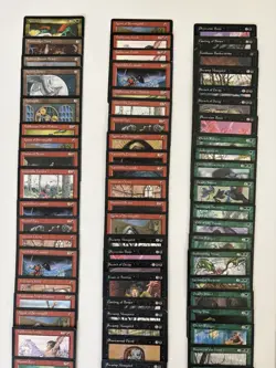120 Alliances MTG Cards Lot – 1996 Black Border LP Mix - Image 4