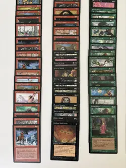 120 Alliances MTG Cards Lot – 1996 Black Border LP Mix - Image 5