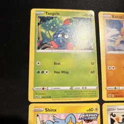 Pokemon Miscut Lot Error 4 Cards - Image 2
