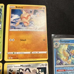 Pokemon Miscut Lot Error 4 Cards - Image 5