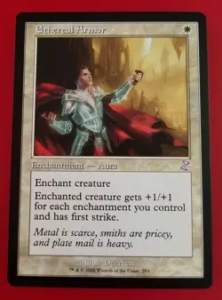 1x Ethereal Armor | Time Spiral Remastered Timeshifted | MTG Magic Cards - Image 1