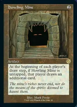1x Howling Mine Light Play MTG Magic - Kid Icarus - - Image 1