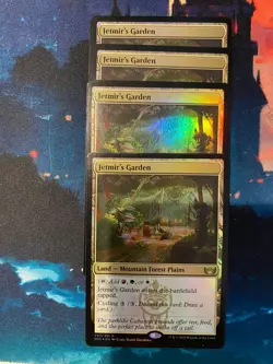 MTG Streets of New Capenna Jetmir's Garden Foil x 4 - Image 1