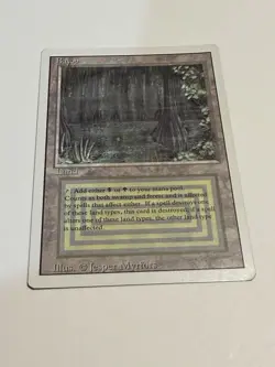 MTG Bayou Revised Edition Regular Rare - Image 1