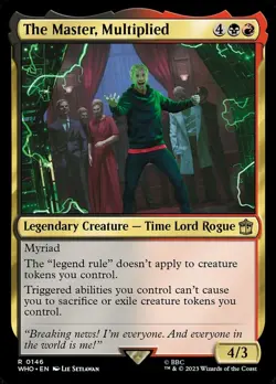 [1x] The Master, Multiplied Near Mint, English Doctor Who MTG Magic - Image 1