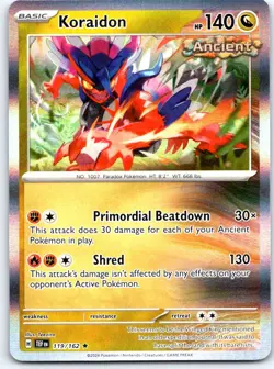 Koraidon 119/162 Rare Temporal Forces Pokemon Holo NM - Image 1
