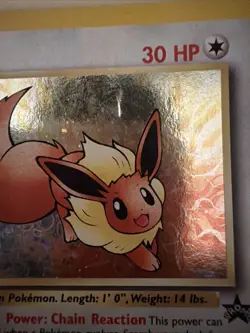 EEVEE #11 BLACK STAR PROMO VINTAGE POKEMON WOTC Vt96 (damaged) - Image 2