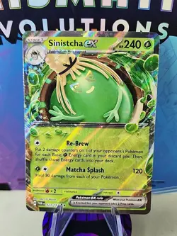 Sinistcha Ex 23/167 Pokemon TCG S&V Twilight Masquerade Double Rare Holo NM - Image 1