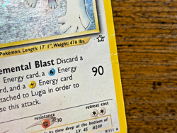 Lugia 9/111 Neo Genesis Holo Pokemon TCG 2000 Damaged/Creased - SEE PHOTOS - Image 5
