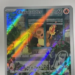 Pokemon TCG Charmander Scarlet & Violet Promo 044 Black Star NM - Image 2