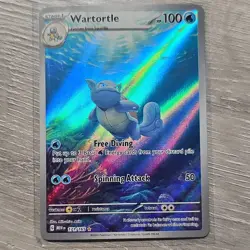 The Pokemon Company Wartortle 171/165 SV 151 Illustration Rare Holo ENG 2023 - Image 1