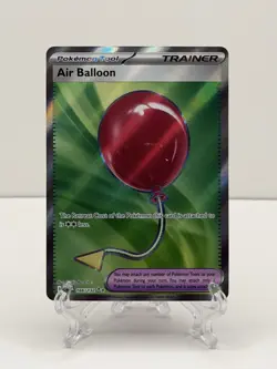 🔥Pokemon TCG-Air Balloon-166/132-Me01: Mega Evolution-Full Art-Holo-M/NM!🔥 - Image 1