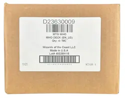 Magic: The Gathering Doctor Who Commander Deck 4 Box Case 195166228822 - Image 1