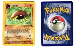 KABUTO 50/62 COMMON FIRST EDITION FOSSIL POKEMON LP 1999 - Image 1