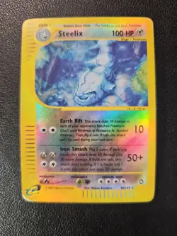 Steelix 35/147 Aquapolis Pokemon Reverse Holo Foil - Image 1