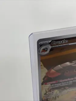 Pokemon TCG: Crustle 186/182 Destined Rivals Illustration Rare Full Art Holo NM - Image 3