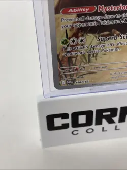 Pokemon TCG: Crustle 186/182 Destined Rivals Illustration Rare Full Art Holo NM - Image 5