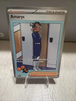 Pokemon Amarys 170/131 Sv: Prismatic Evolutions Holo Illustration Rare Trainer - Image 1